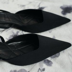 Zara - Black Kitten Heels